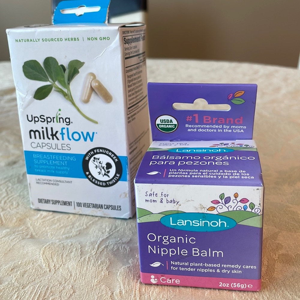 Lansinoh organic nipple balm. Brand new never opened